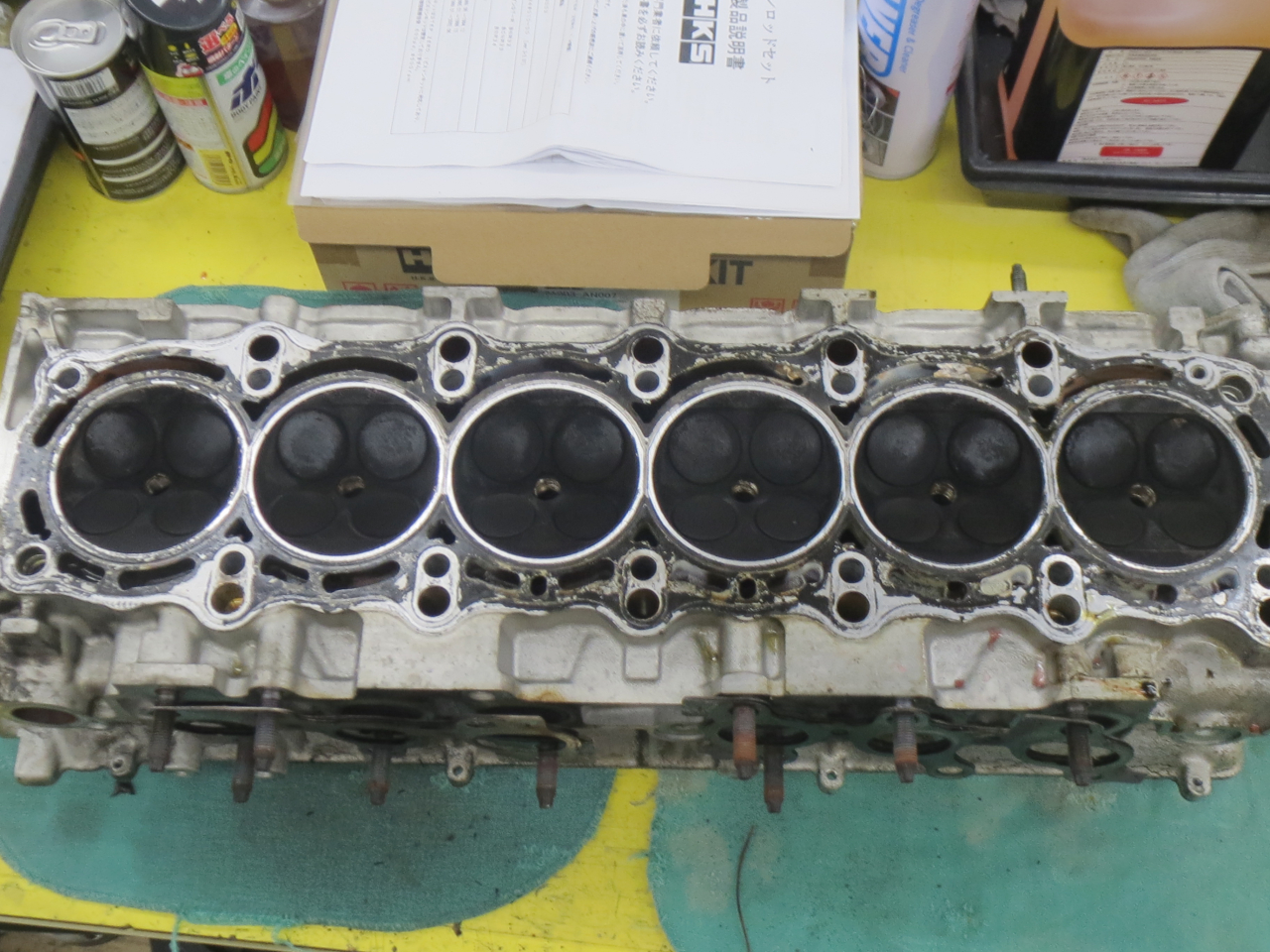 アリスト　２ＪＺ　ヘッド分解