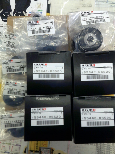 ER34メンバーブッシュ交換